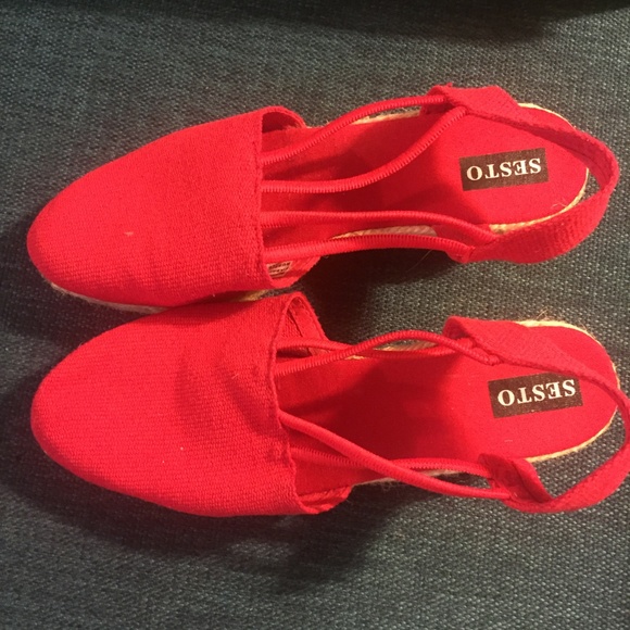 Vintage Sesto Meucci Size 4 1990s Pink or Rose Heels - Etsy Sesto Meucci Espadrille Wedge - Red - Size 7